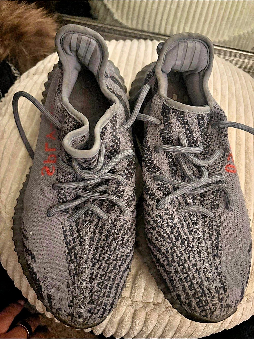 adidas Yeezy Boost 350 V2 Gray & Black Sneakers